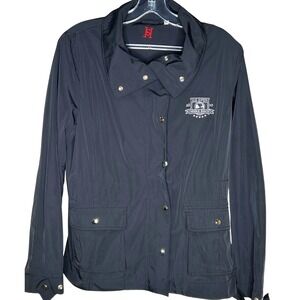 EP Pro 2010 US Open Pebble Beach Golf Jacket Womens Small Black Windbreaker Snap